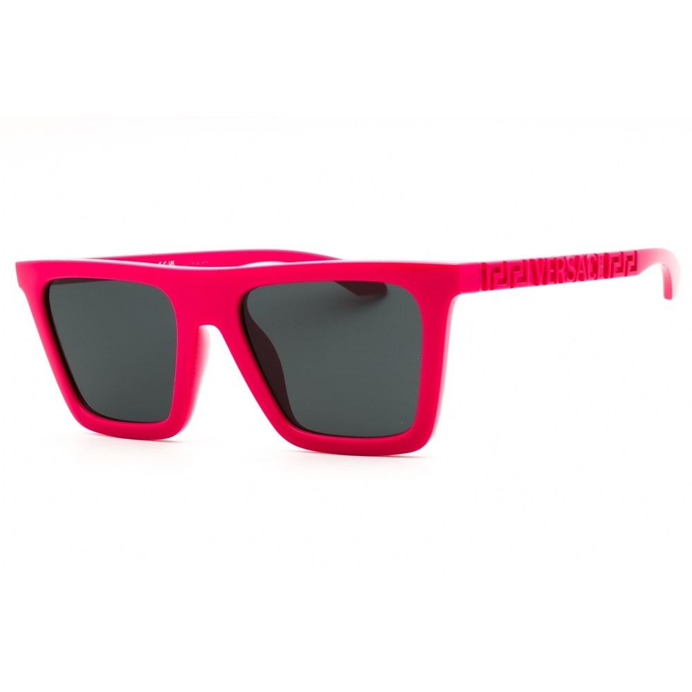 NWT Versace VE4468U Fuchsia Fluo Rectangle 53mm Sunglasses
